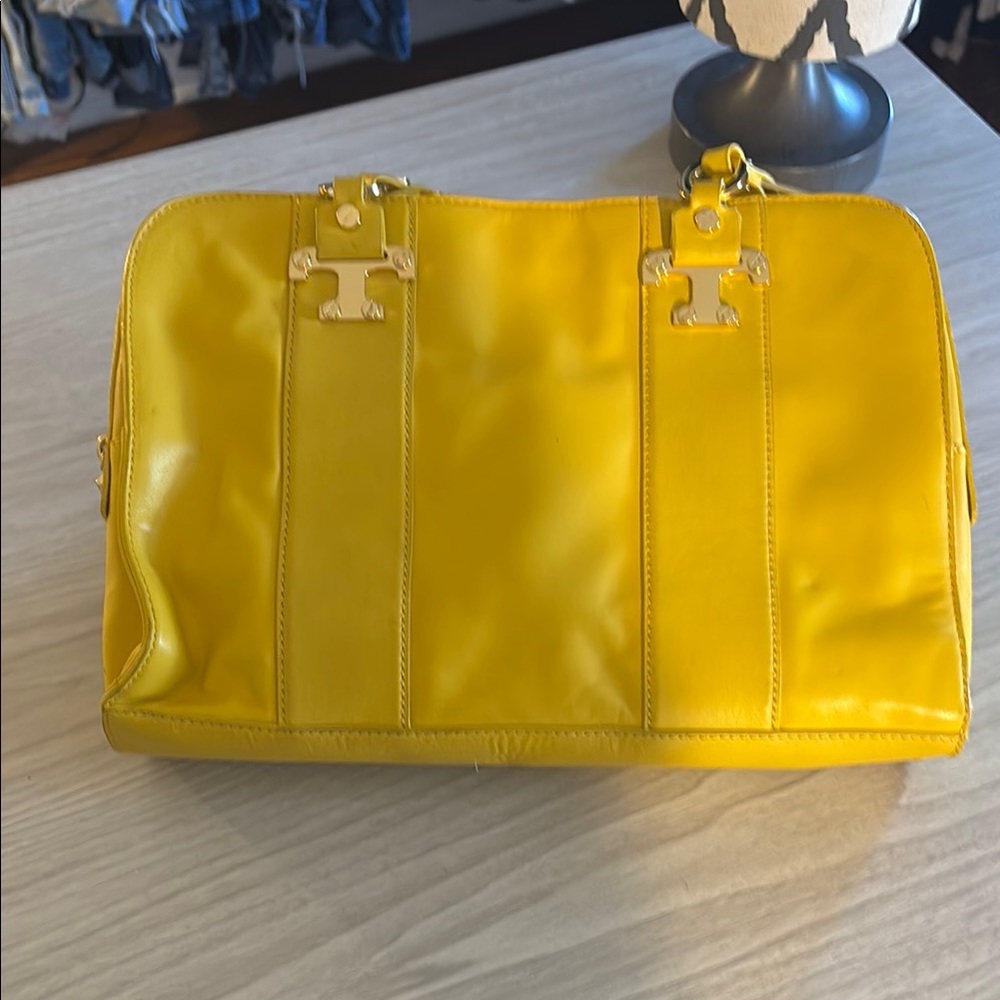 Yellow Leather Handbag